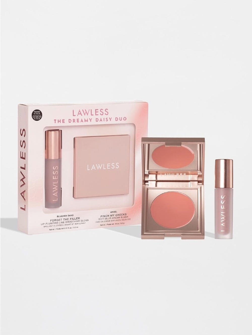LAWLESS Dreamy Daisy Duo Blush & Lip Plumping Gloss